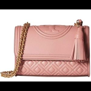 Tory Burch FLEMING CONVERTIBLE LEATHER HANDBAG-NEW